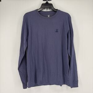 Psycho Bunny Shirt Mens Size Small (4) Purple Long Sleeve Crewneck Pima Cotton